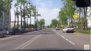 Маршруты ГАИ. Развороты на сложных перекрестках г. Минск 12-04-2019