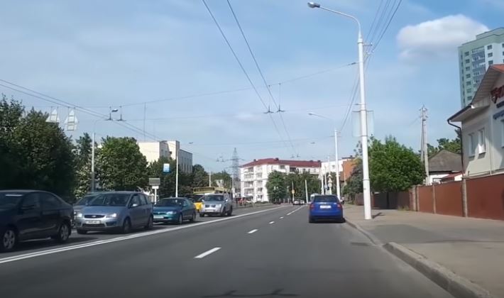 Маршрут для подготовки к экзамену в ГАИ Семашко. г. Минск