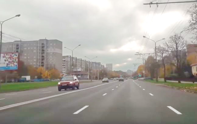 Маршрут для подготовки к экзамену в ГАИ Семашко. г. Минск