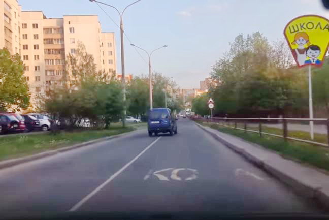 Маршрут для подготовки к экзамену в ГАИ. Дополнительный урок вождения