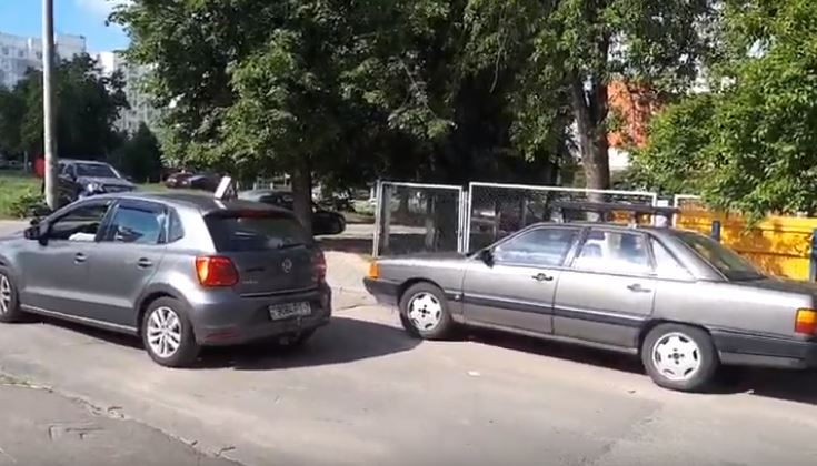 ПАРАЛЛЕЛЬНАЯ (диагональная) ПАРКОВКА в ГОРОДЕ