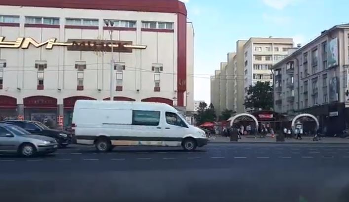 Проезд кругового перекрестка площадь Победы и ОПАСНЫЙ РАЗВОРОТ