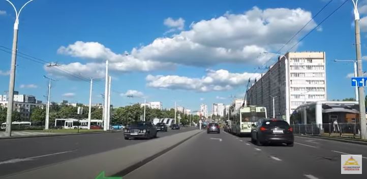 Учимся выполнять развороты на автомобиле Минск